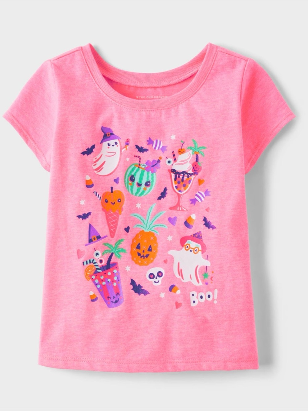 The Children's Place Pink Halloween Graphic Tee